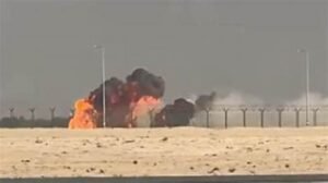 Tejas Fighter jet crash Image