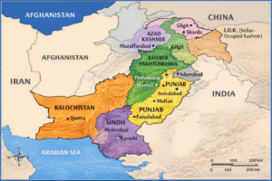 Pakistan's Political map